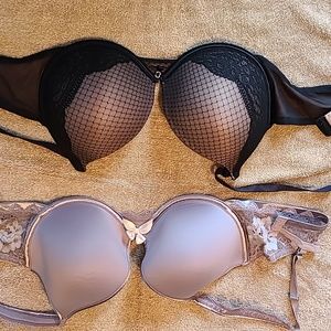 2 Bras EUC SOMA & LILY OF FRANCE 38C